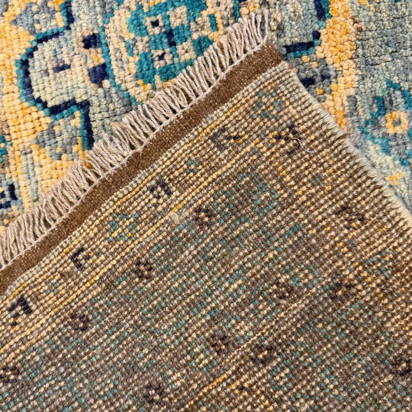 Blue Mumluk Afghan Hand-knotted (MM-101)