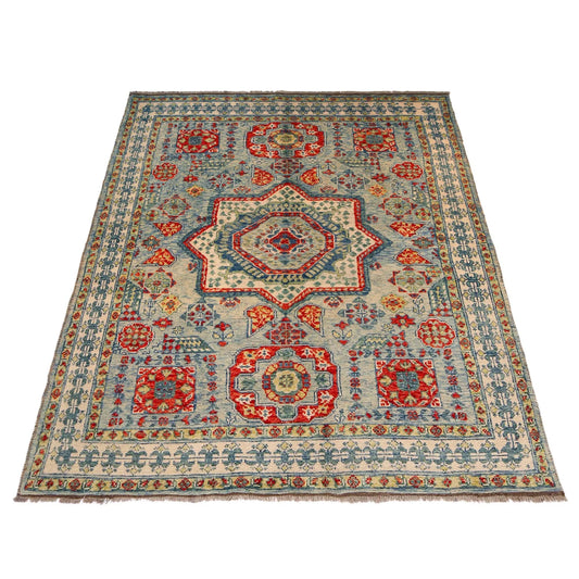 Blue Mumluk Afghan Hand-knotted (MM-106)
