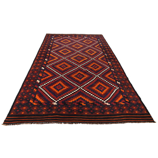 Multi Color Afghan Hand-Knotted Kilim (RK-4005)