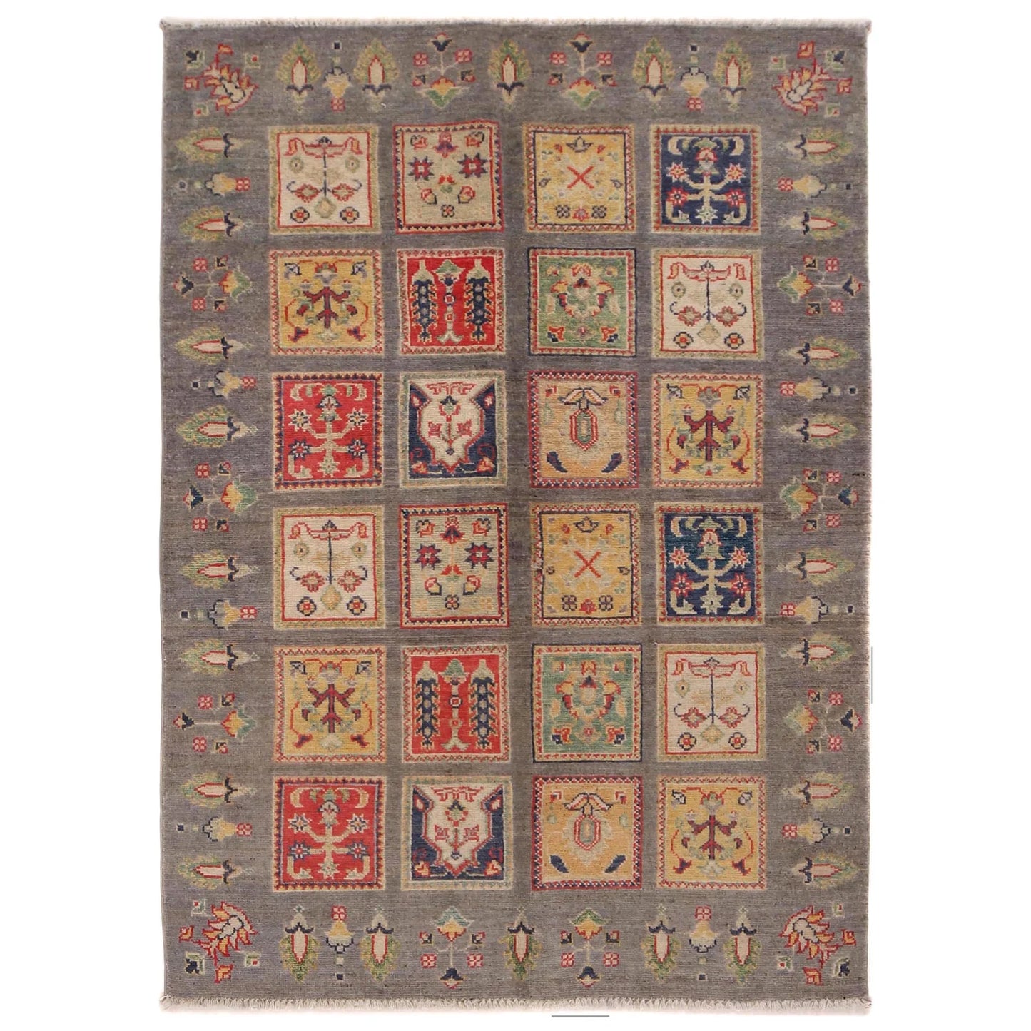 Multi Color Bakhtiar Persian Hand-Knotted Rug (BR-680)