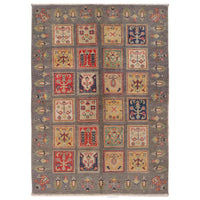 Multi Color Bakhtiar Persian Hand-Knotted Rug (BR-680)