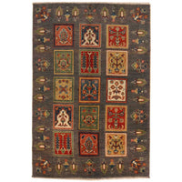 Blue  Bakhtiar Persian Hand-Knotted Rug (BR-681)