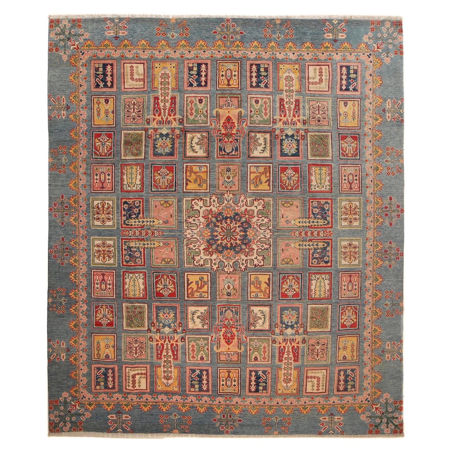 Blue  Bakhtiar Persian Hand-Knotted Rug (BR-684)