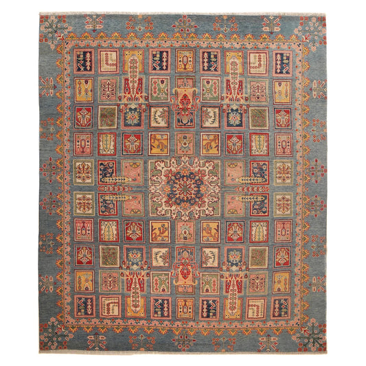 Blue  Bakhtiar Persian Hand-Knotted Rug (BR-684)