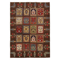 Brown  Bakhtiar Persian Hand-Knotted Rug (BR-685)
