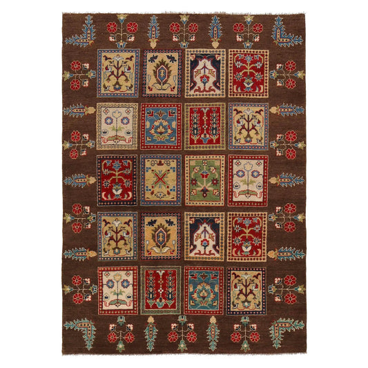 Brown  Bakhtiar Persian Hand-Knotted Rug (BR-685)
