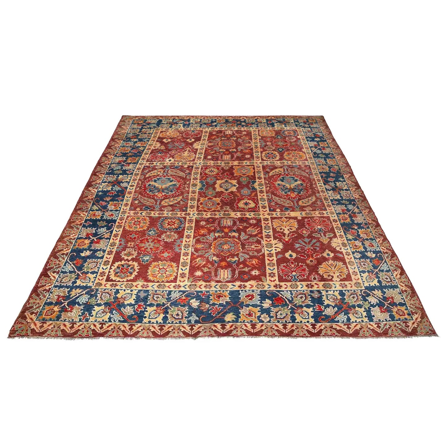 Red  Bakhtiar Persian Hand-Knotted Rug (BR-682)