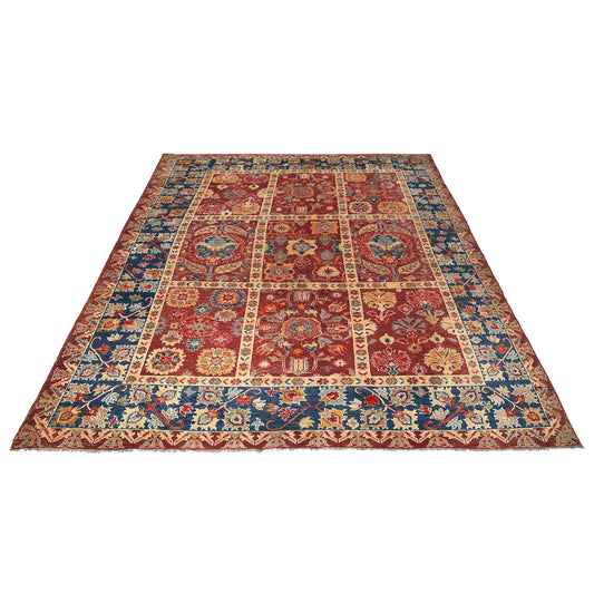 Red  Bakhtiar Persian Hand-Knotted Rug (BR-682)