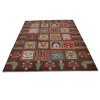 Brown  Bakhtiar Persian Hand-Knotted Rug (BR-685)