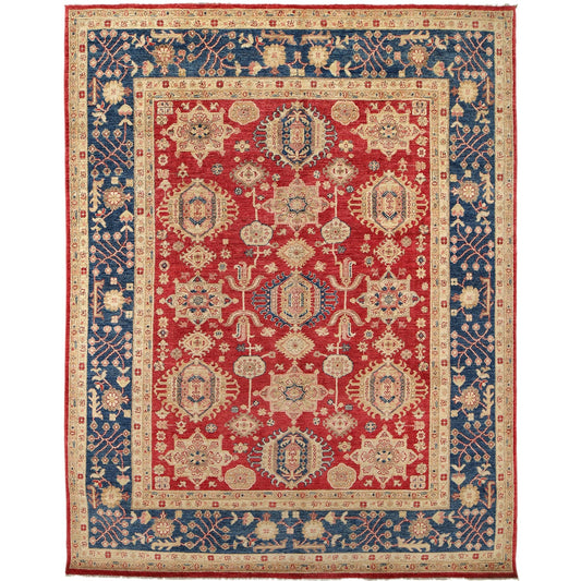 Red Heriz Hand-Knotted Persian Rug (HZ-814)