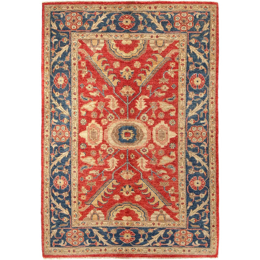 Multi Color Heriz Hand-Knotted Persian Rug (HZ-816)
