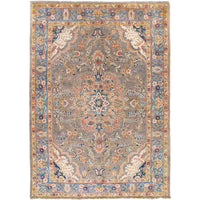 Grey Heriz Hand-Knotted Persian Rug (HZ-819)