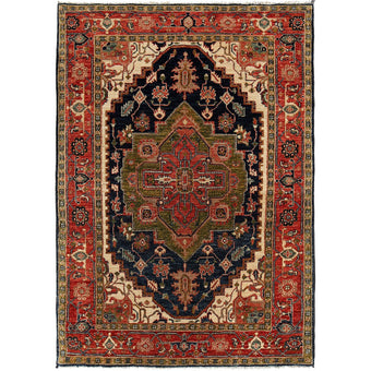 compare product Multi Color Heriz Hand-Knotted Persian Rug (HZ-821)