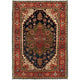 Multi Color Heriz Hand-Knotted Persian Rug (HZ-821)
