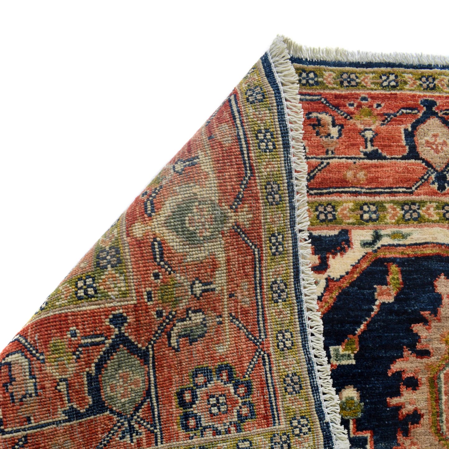 Multi Color Heriz Hand-Knotted Persian Rug (HZ-821)