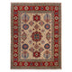 Ivory Oriental Kazak Afghan Hand-knotted Rug (KK-218)