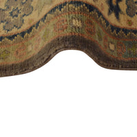 Grey Oriental Kazak Afghan Hand-knotted Rug (KK-222)