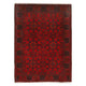 Red Khal Mohammadi Afghan Hand-knotted Rug (KM-423)