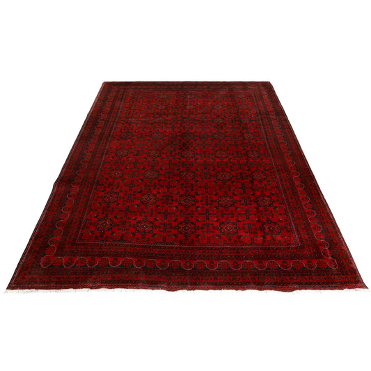 Red Khal Mohammadi Afghan Hand-knotted Rug (KM-401)