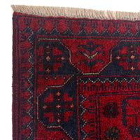 Red Khal Mohammadi Afghan Hand-knotted Rug (KM-405)