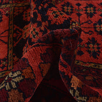Red Khal Mohammadi Afghan Hand-knotted Rug (KM-407)