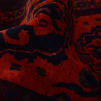 Red Khal Mohammadi Afghan Hand-knotted Runner (KM-414)