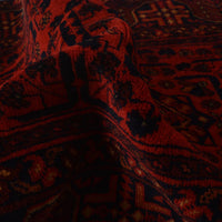 Red Khal Mohammadi Afghan Hand-knotted Runner (KM-415)