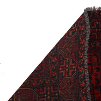 Red Khal Mohammadi Afghan Hand-knotted Runner (KM-415)