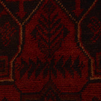 Red Khal Mohammadi Afghan Hand-knotted Runner (KM-416)