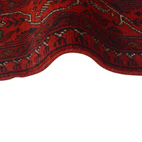 Red Khal Mohammadi Afghan Hand-knotted Rug (KM-418)