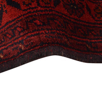 Red Khal Mohammadi Afghan Hand-knotted Rug (KM-421)