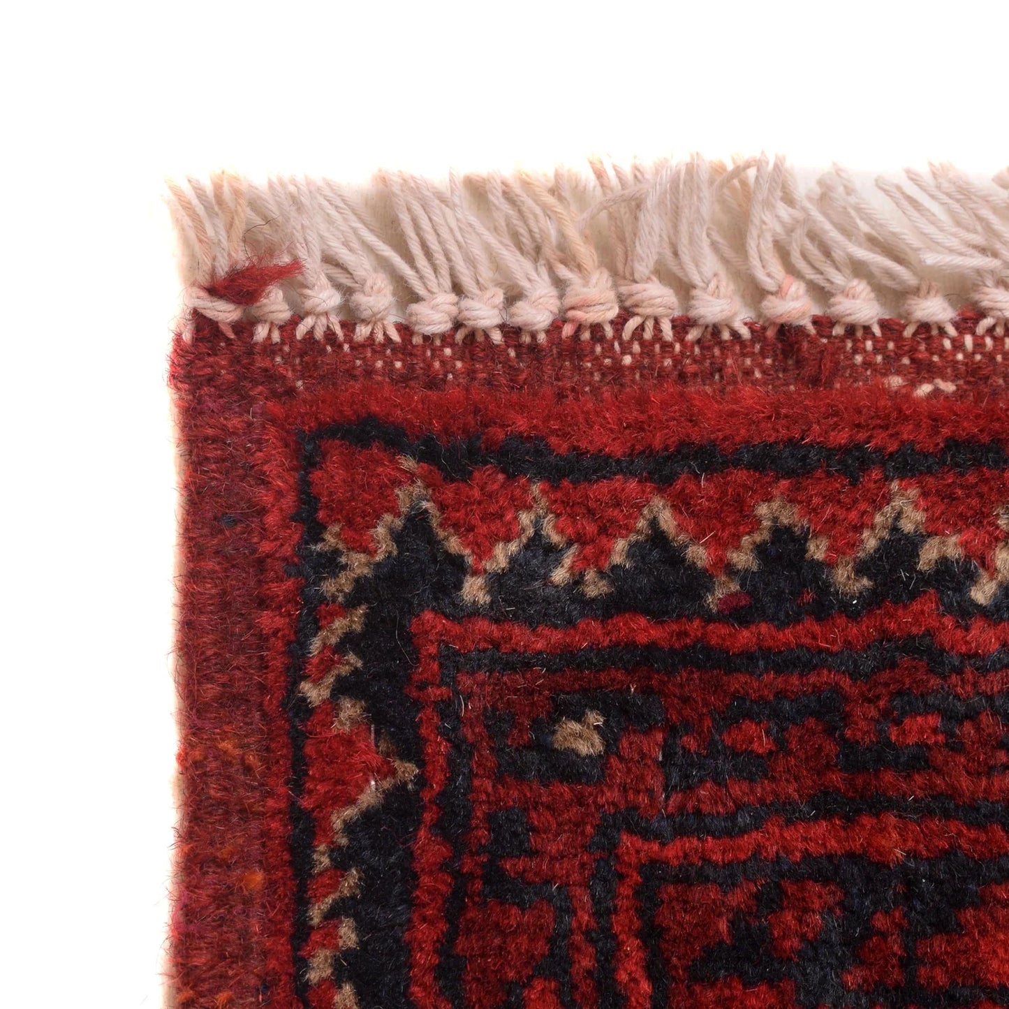 Red Khal Mohammadi Afghan Hand-knotted Rug (KM-422)