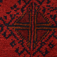 Red Khal Mohammadi Afghan Hand-knotted Rug (KM-422)