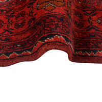 Red Khal Mohammadi Afghan Hand-knotted Rug (KM-422)