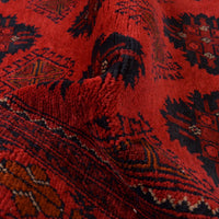 Red Khal Mohammadi Afghan Hand-knotted Rug (KM-422)
