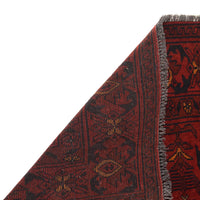 Red Khal Mohammadi Afghan Hand-knotted Rug (KM-425)