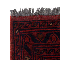 Red Khal Mohammadi Afghan Hand-knotted Rug (KM-427)