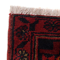 Red Khal Mohammadi Afghan Hand-knotted Rug (KM-428)