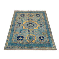 Blue Mumluk Afghan Hand-knotted (MM-101)