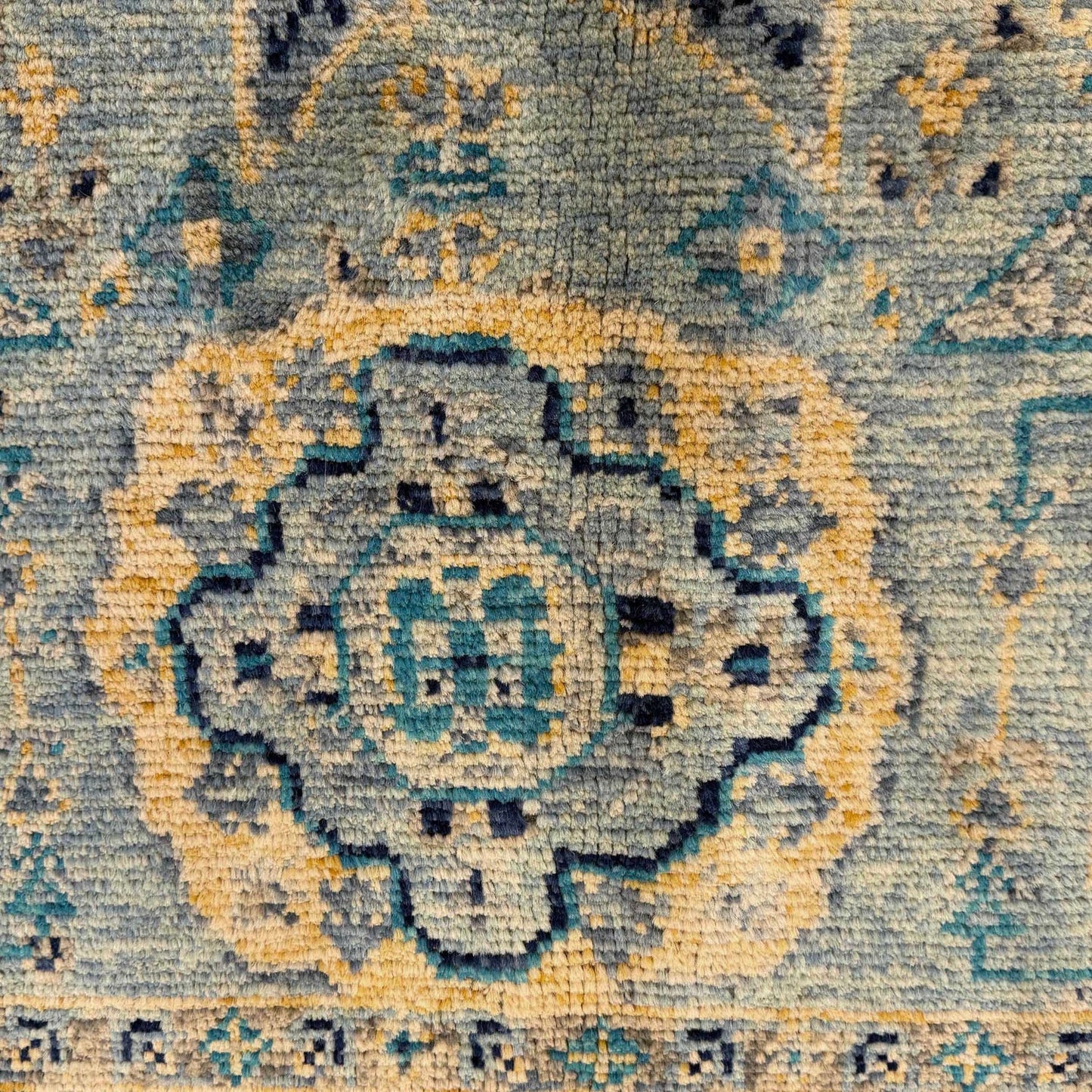 Blue Mumluk Afghan Hand-knotted (MM-101)