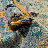 Blue Mumluk Afghan Hand-knotted (MM-101)