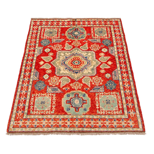 Red Mumluk Afghan Hand-knotted (MM-102)
