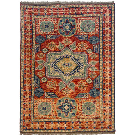 Multi Color Mumluk Afghan Hand-knotted (MM-103)