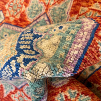 Multi Color Mumluk Afghan Hand-knotted (MM-103)