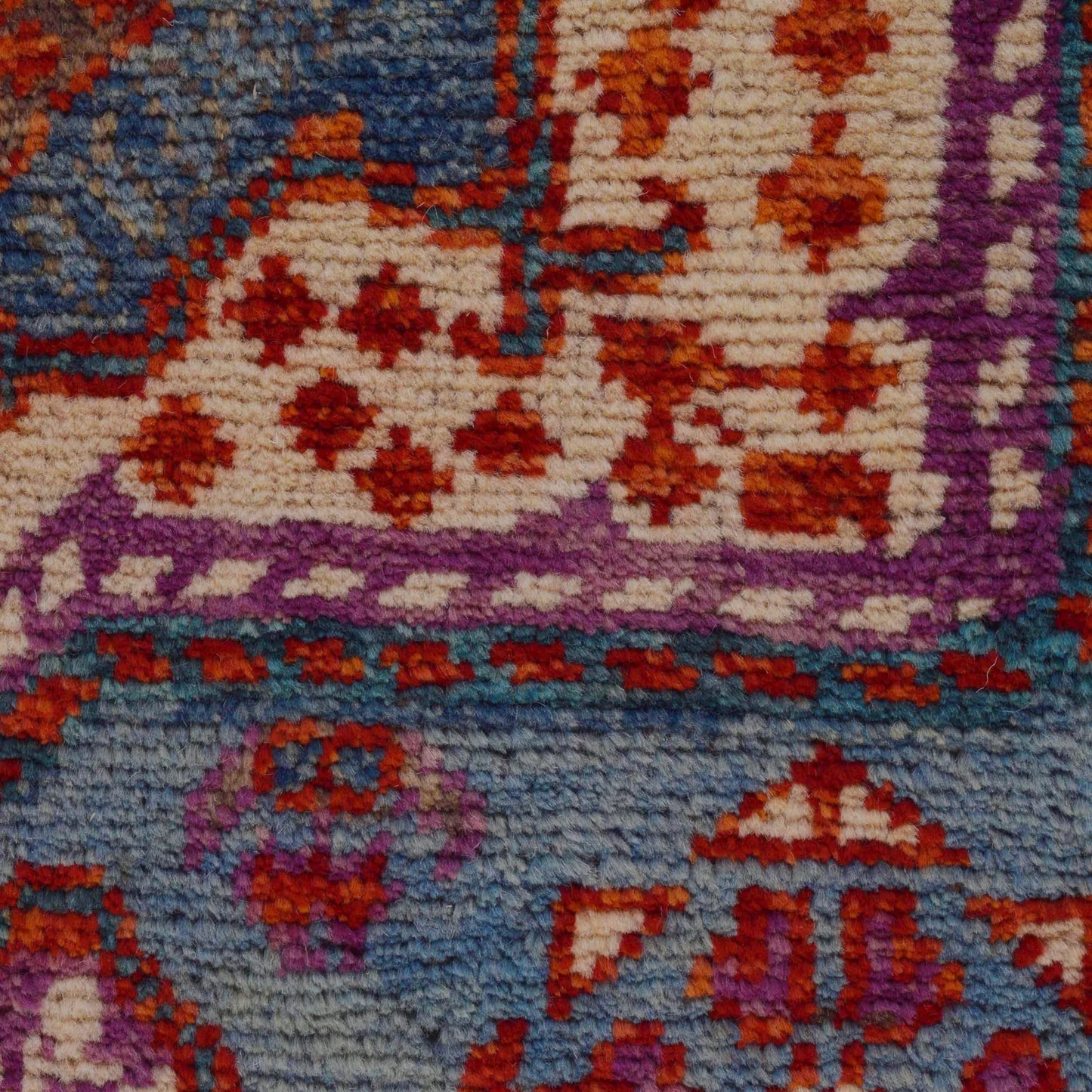 Blue Mumluk Afghan Hand-knotted (MM-104)