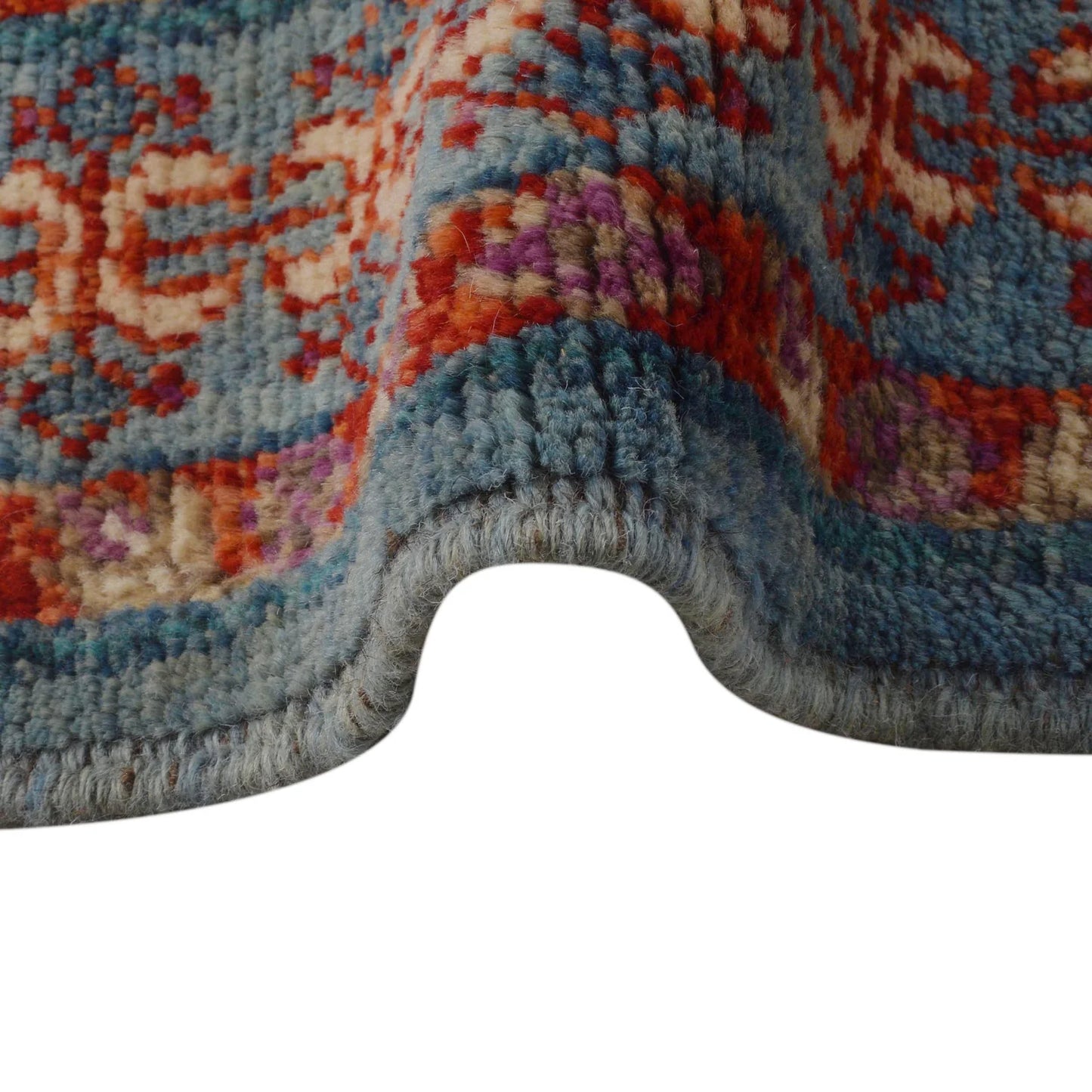 Blue Mumluk Afghan Hand-knotted (MM-104)