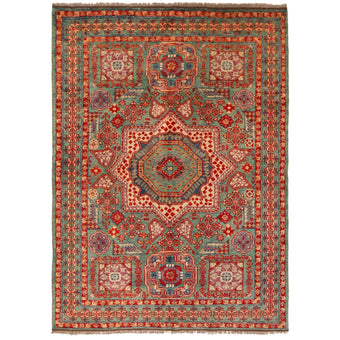 compare product Multi Color Mumluk Afghan Hand-knotted (MM-105)