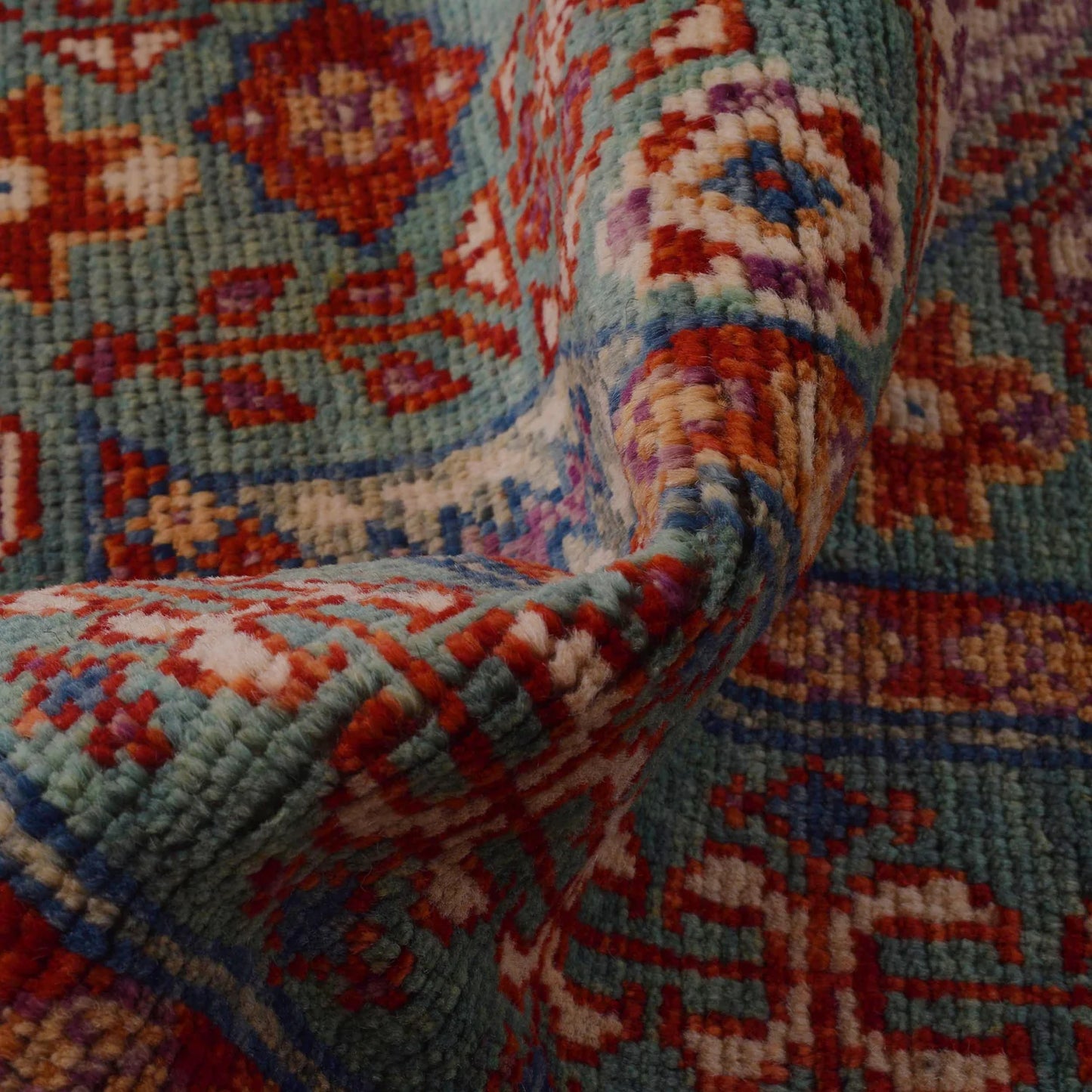 Multi Color Mumluk Afghan Hand-knotted (MM-105)