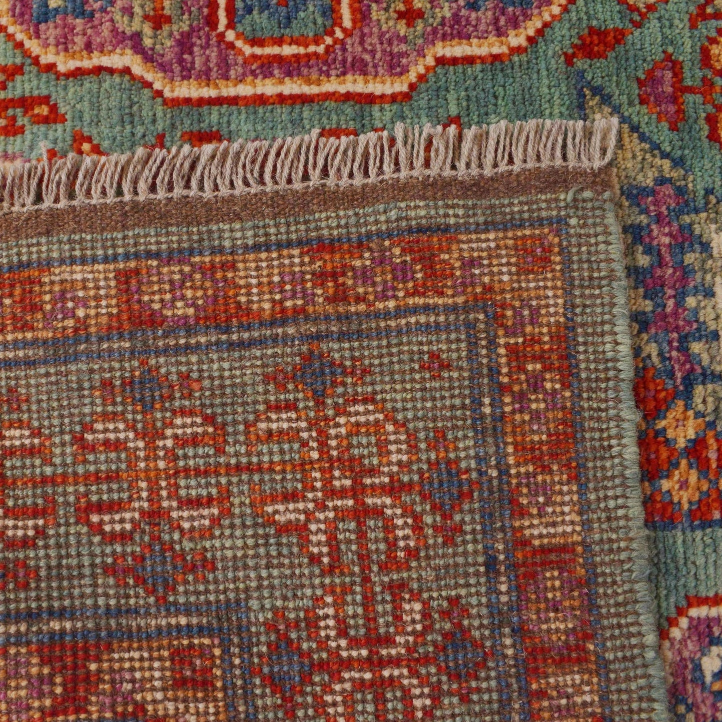 Multi Color Mumluk Afghan Hand-knotted (MM-105)