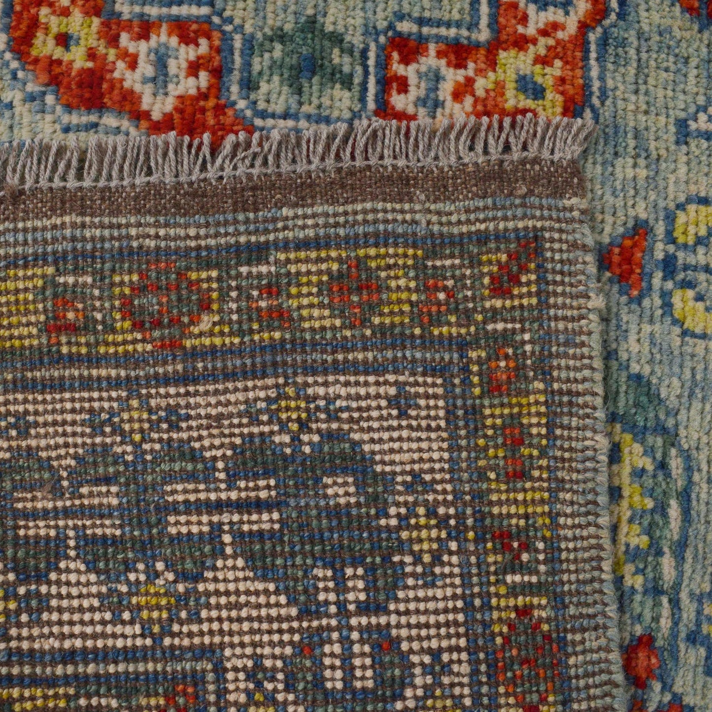 Blue Mumluk Afghan Hand-knotted (MM-106)